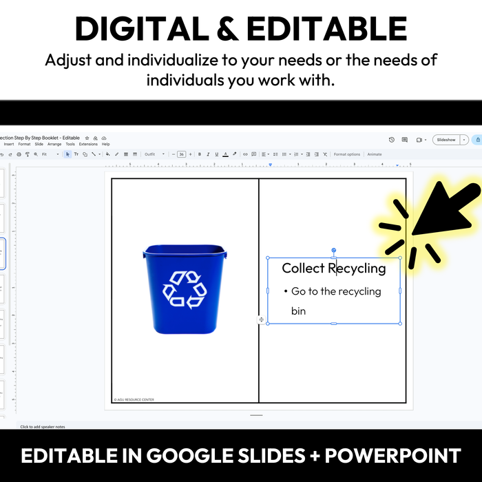 Collecting Recycling Step-By-Step Booklet | Vocational + Life Skills | Editable