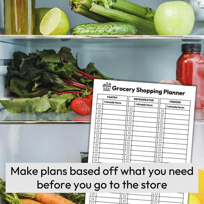 Grocery Shopping Planner | Printable