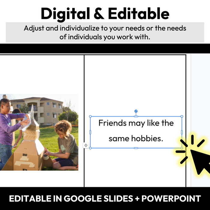 Making Friends Social Story Booklet