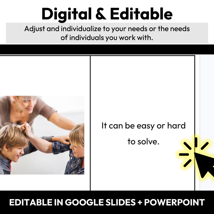 What Is Conflict Resolution Social Story Booklet