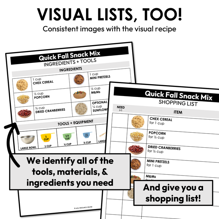 Quick Fall Snack Mix Visual Recipe