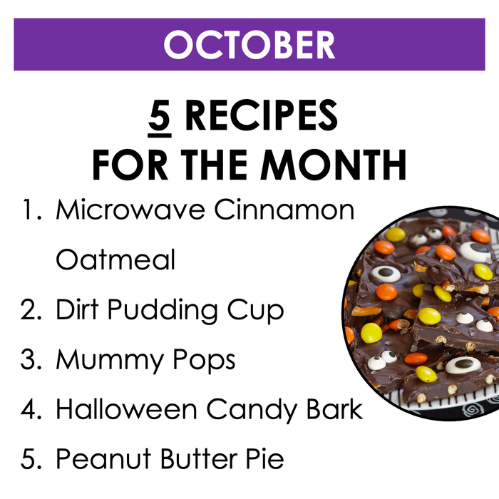 October No-Bake Visual Recipes Bundle