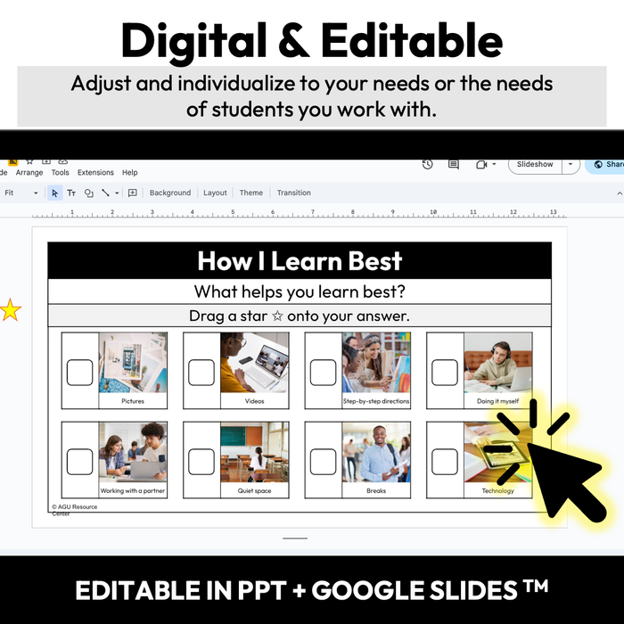 Student IEP Input Digital Activity