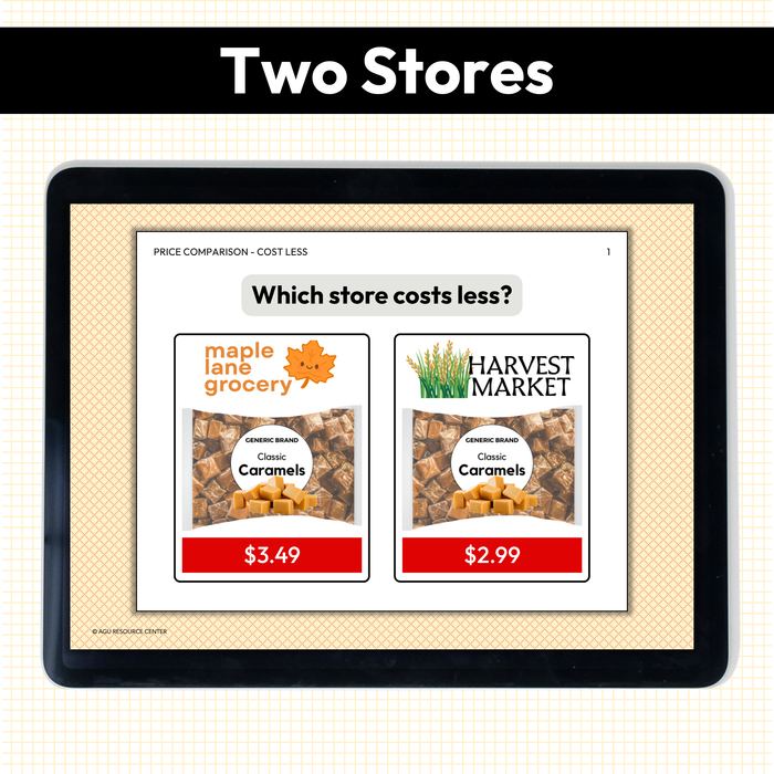 Fall Price Comparison | Digital Card Bundle