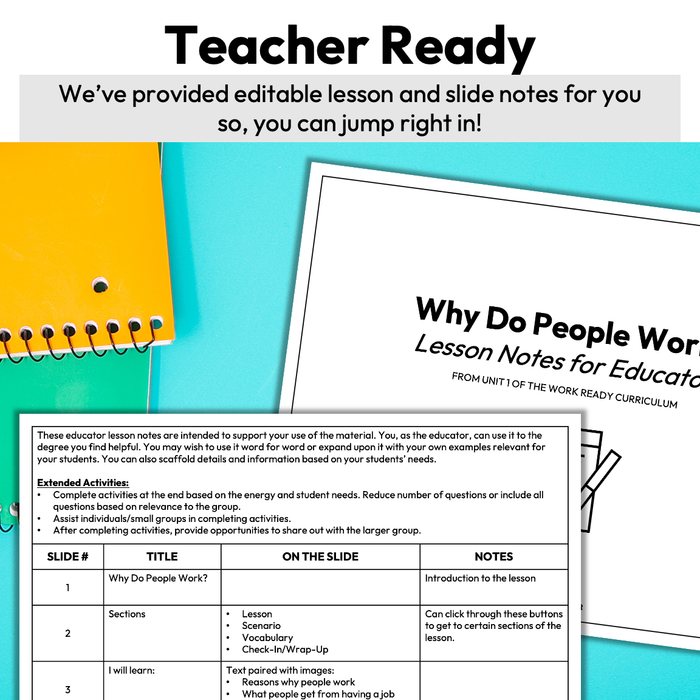 Why People Work | Career Exploration Lesson