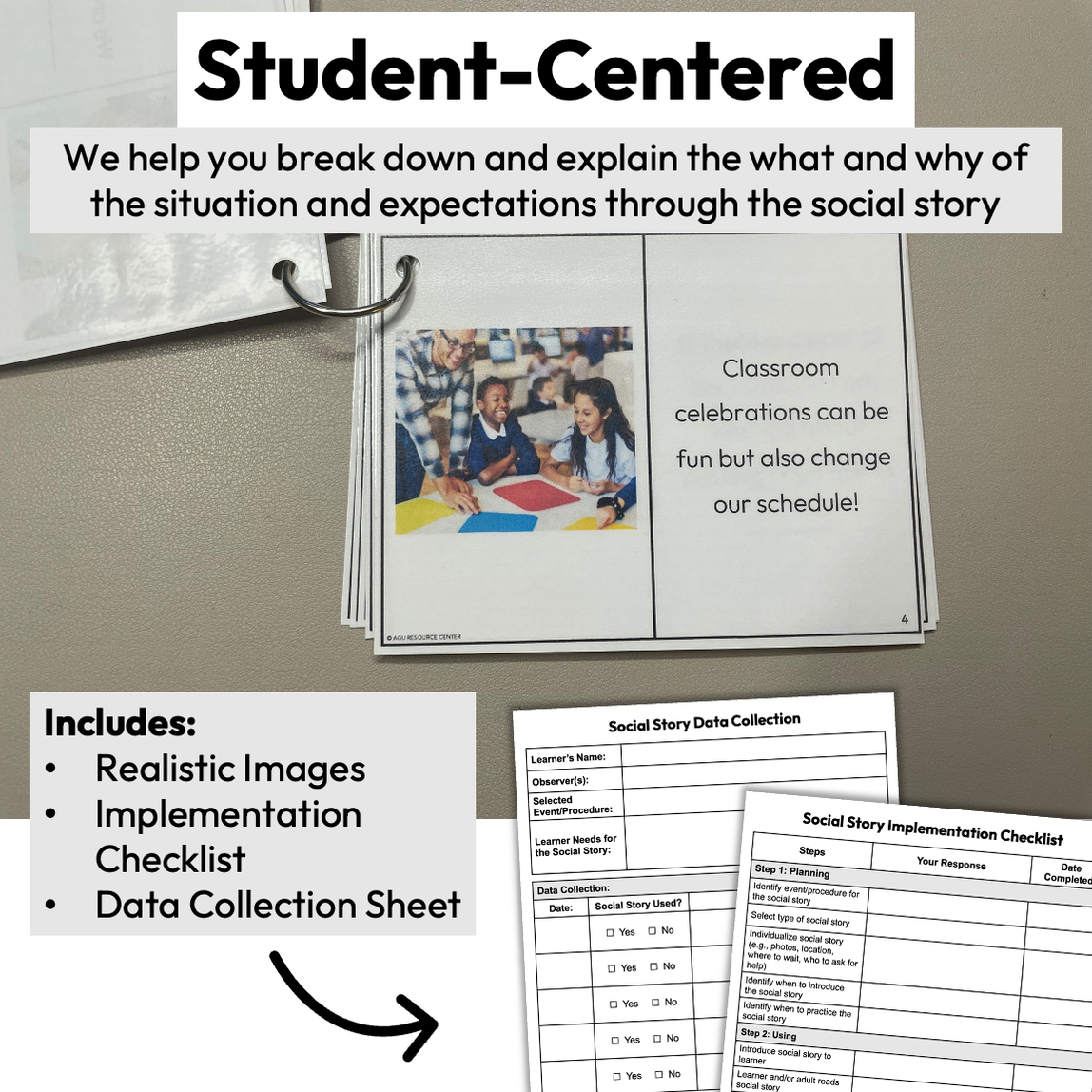 Classroom Celebrations | Social Story Booklet — Autism Grown Up