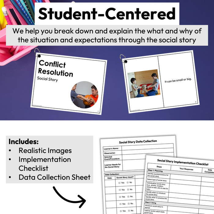 What Is Conflict Resolution Social Story Booklet