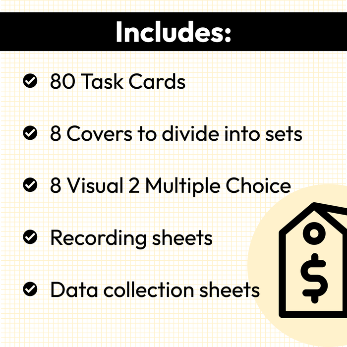 Fall Price Comparison | Task Card Bundle