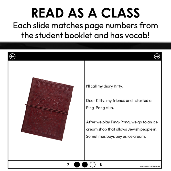 The Diary of a Young Girl | Adapted Novel | Special Education