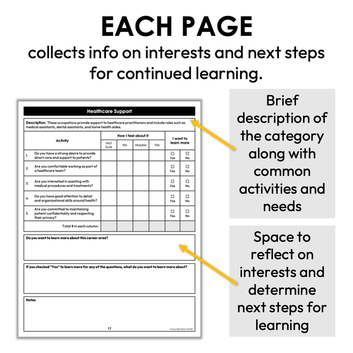 Career Categories Interest Inventory — Autism Grown Up