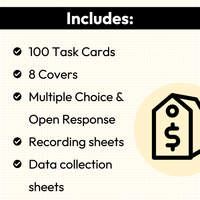 Reading Halloween Receipts | Task Cards