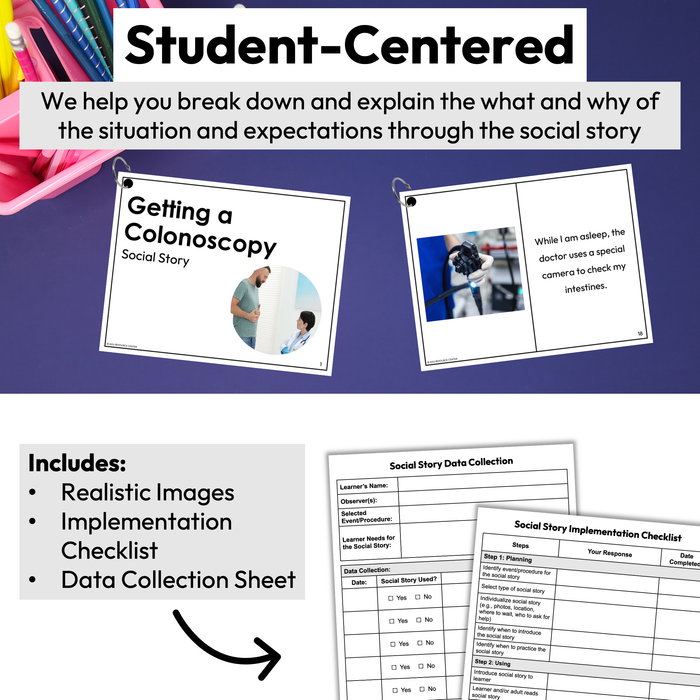 Getting a Colonoscopy Social Story Booklet
