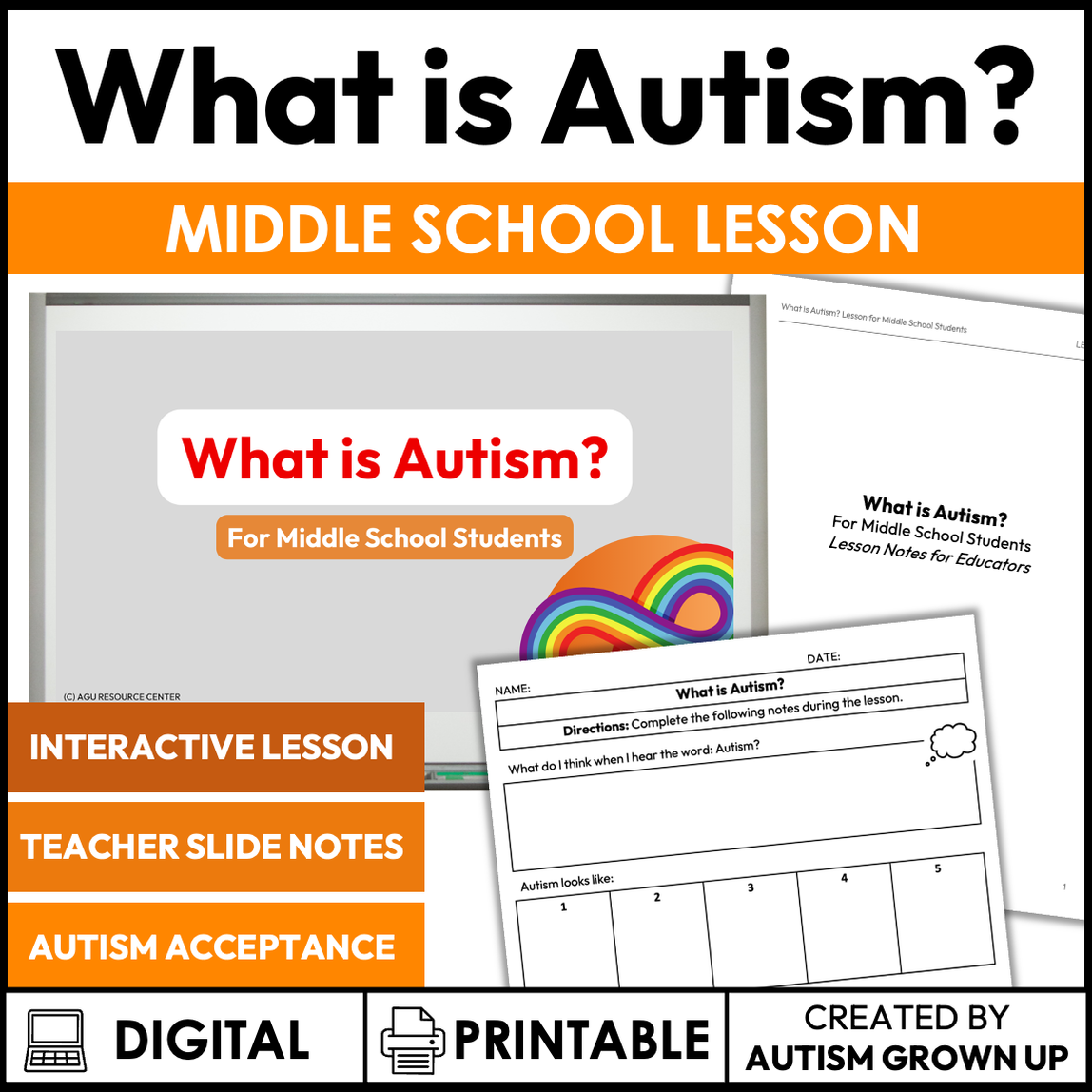 What is Autism? For Middle School Autism Acceptance Month — Autism