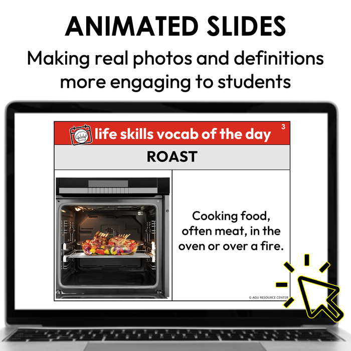 Life Skills Vocab of the Day - Cooking and Recipes