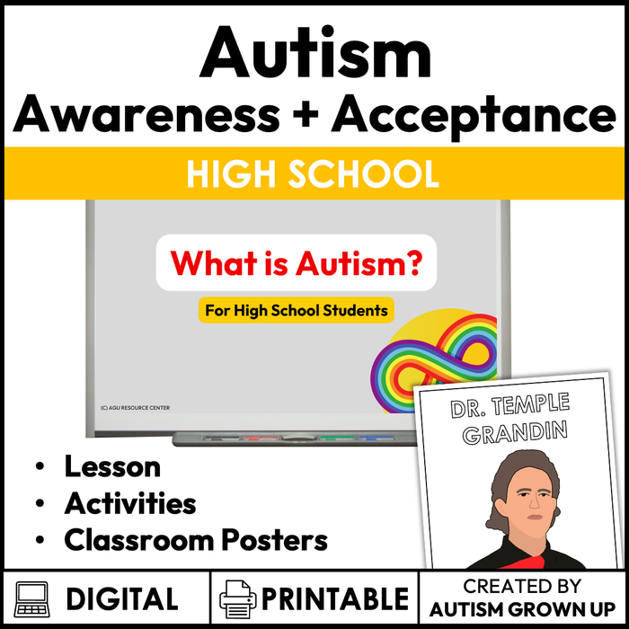Autism Awareness and Acceptance | High School Bundle