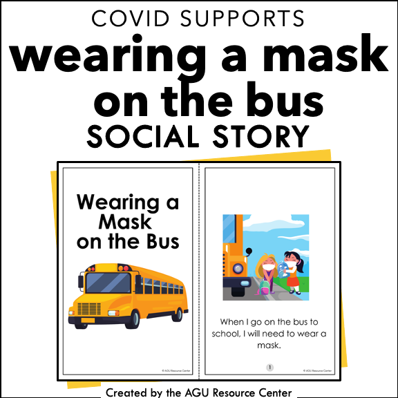 Wearing a Mask on the School Bus Social Story