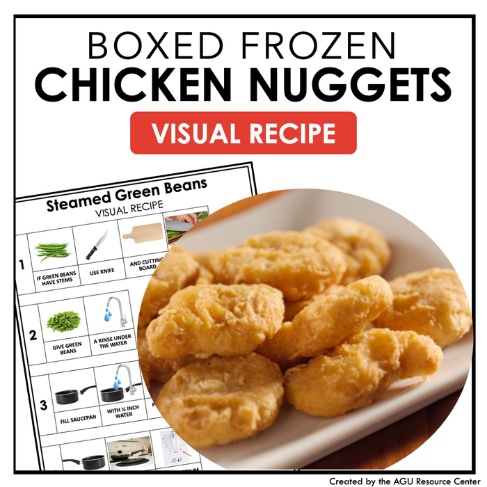 Boxed Frozen Chicken Nuggets Visual Recipe