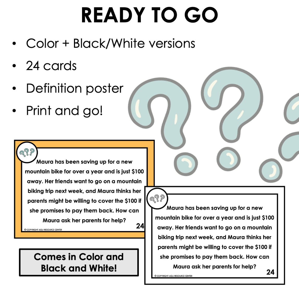 Asking for Help | Social Skills Activities | Scenario Task Cards ...