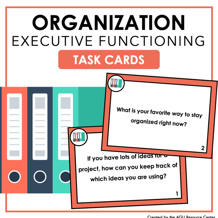Organization | Executive Functioning Skills Task Cards