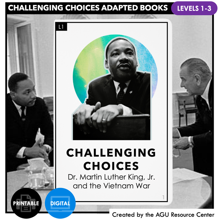 Martin Luther King Jr. Adapted Book | Interactive Story | Challenging Choices Series