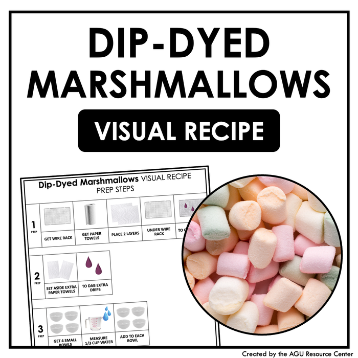 Dip-Dyed Marshmallows Visual Recipe