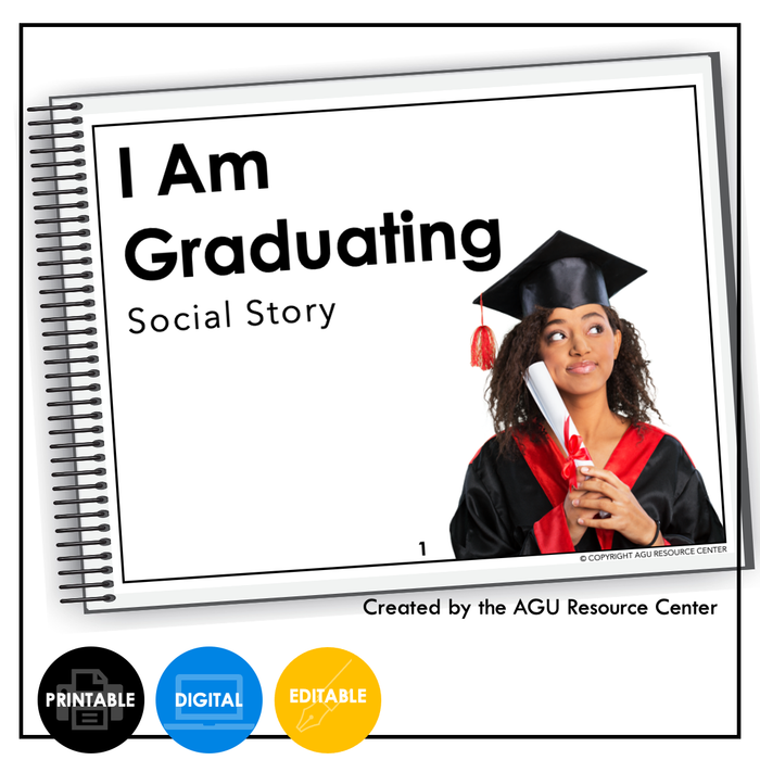 I Am Graduating Social Story | EDITABLE