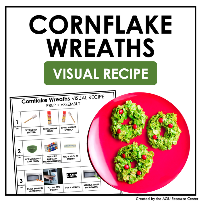 Cornflake Wreaths Visual Recipe