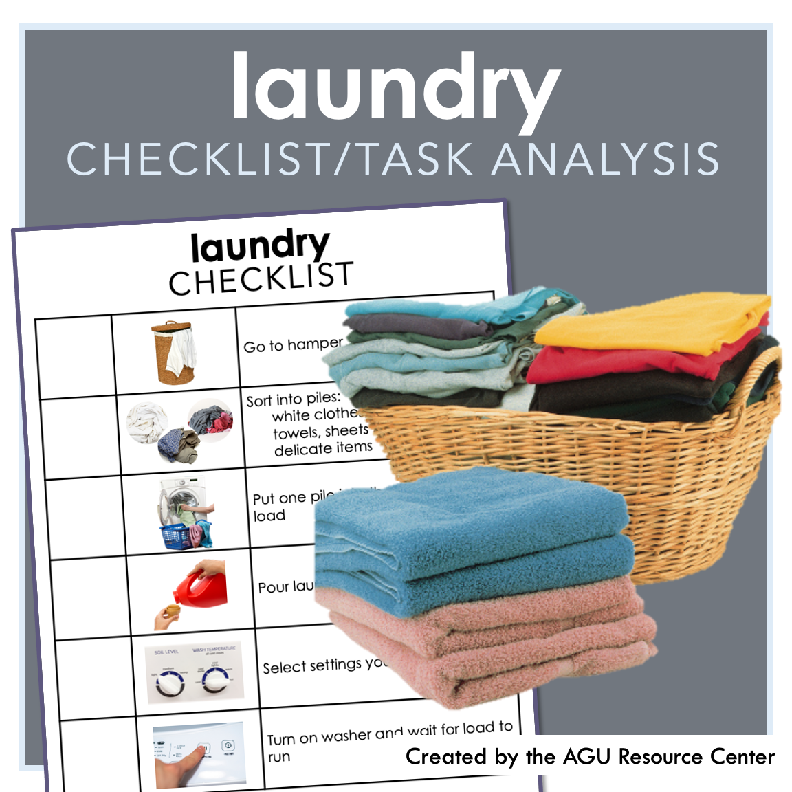 Laundry CHECKLIST / TASK ANALYSIS — Autism Grown Up