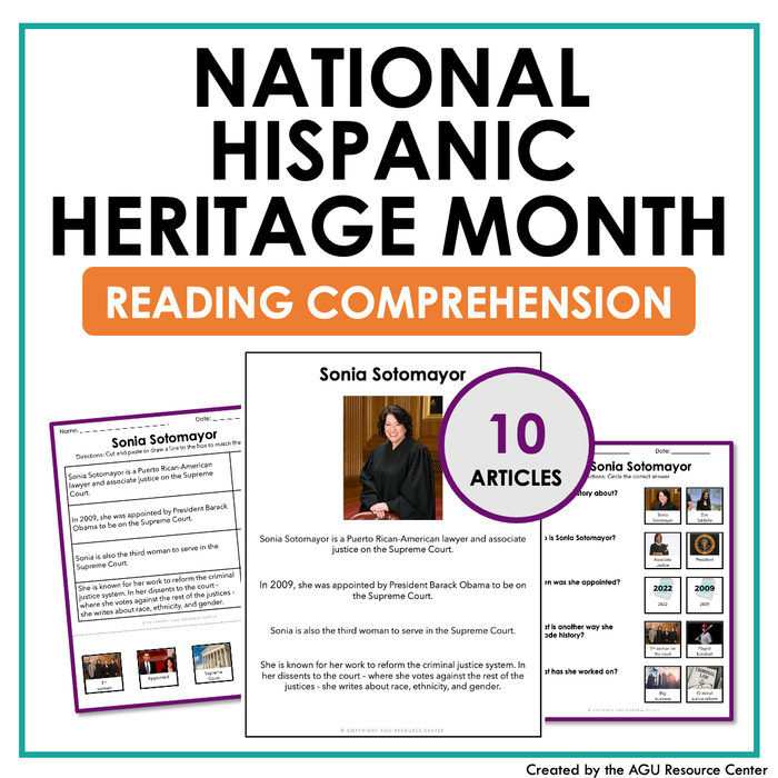 National Hispanic Heritage Month | Reading Comprehension