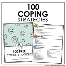 100 Coping Strategies List — Autism Grown Up