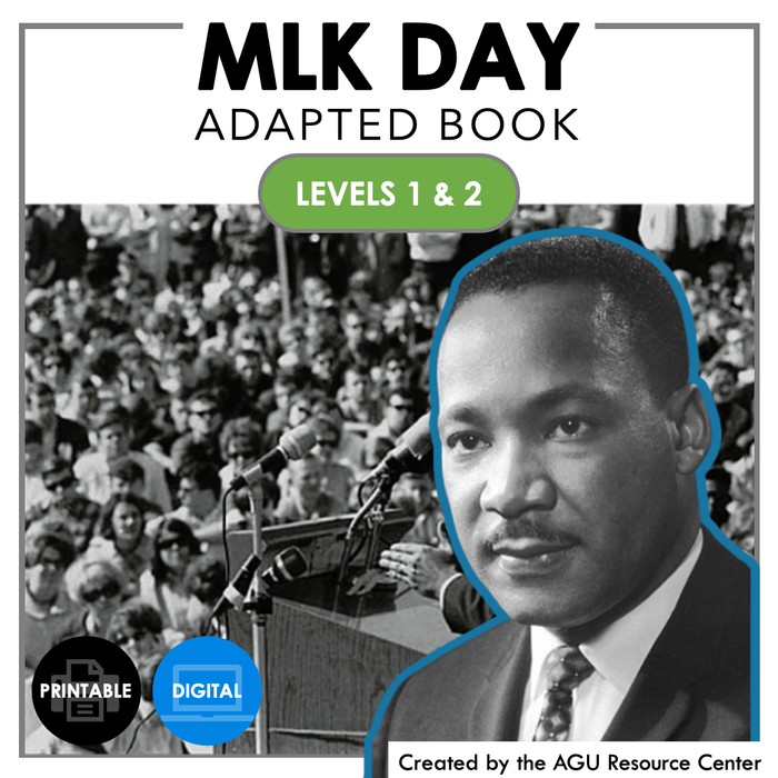 Martin Luther King Jr. Day Adapted Book | Printable + Digital