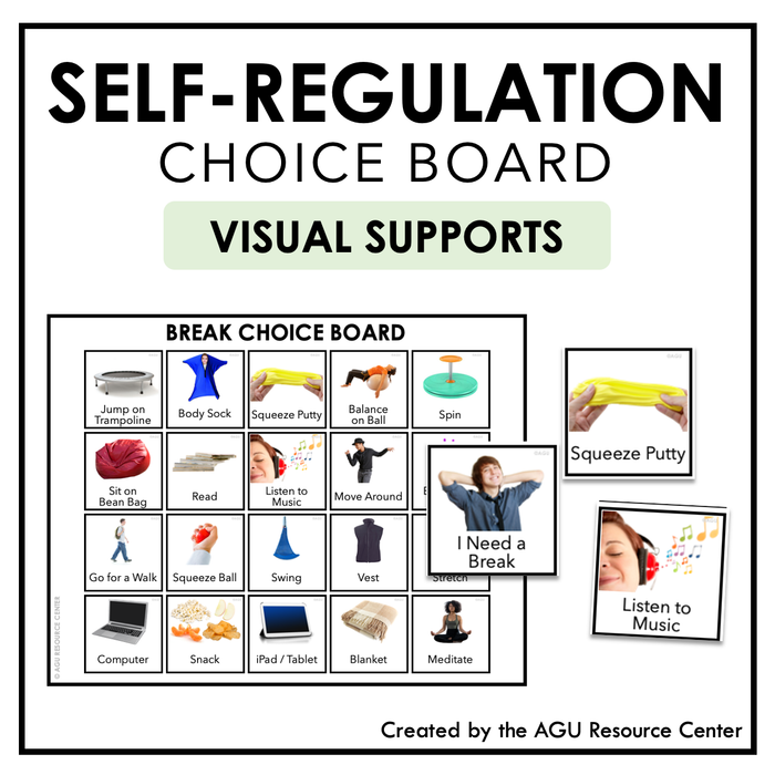 Self-Regulation Visual Supports