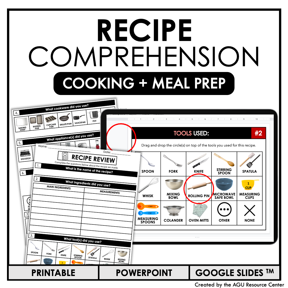 Reading A Recipe Reading Comprehension Worksheet Digital Activity