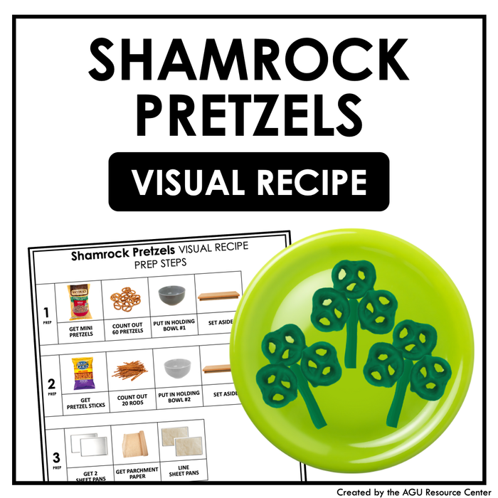 Shamrock Pretzels Visual Recipe