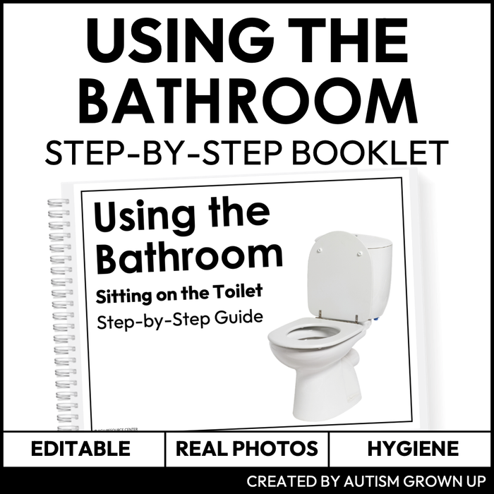 Using the Bathroom Step-By-Step Booklet | Editable