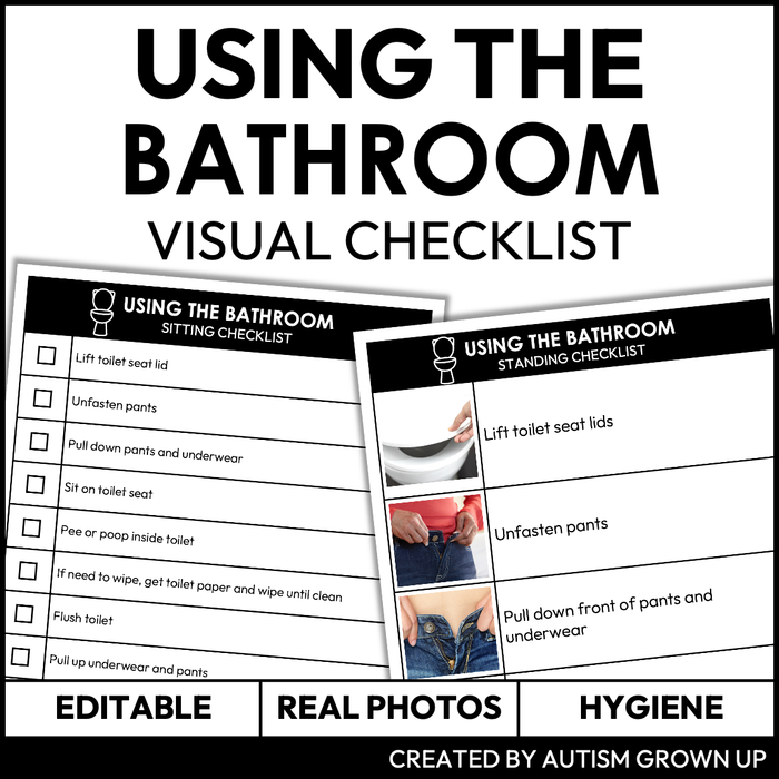 Using the Bathroom Checklist