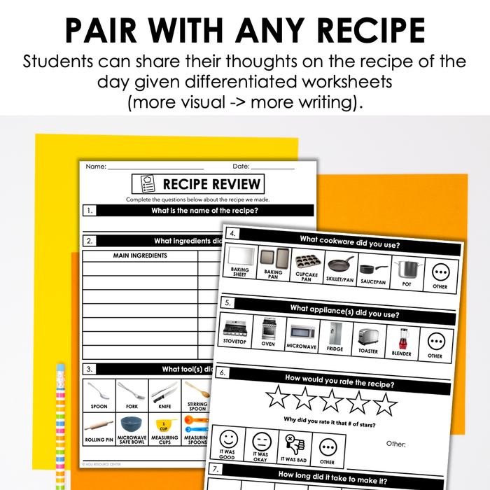 Reading A Recipe Reading Comprehension Worksheet Digital Activity
