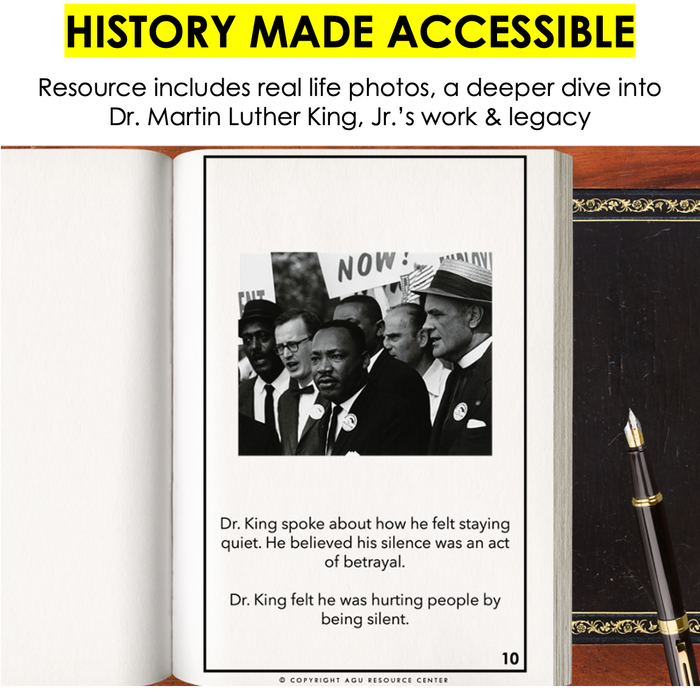 Martin Luther King Jr. Adapted Book | Interactive Story | Challenging Choices Series