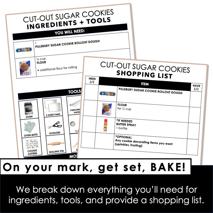 Cut-out Sugar Cookies VISUAL RECIPE | Holiday Recipes
