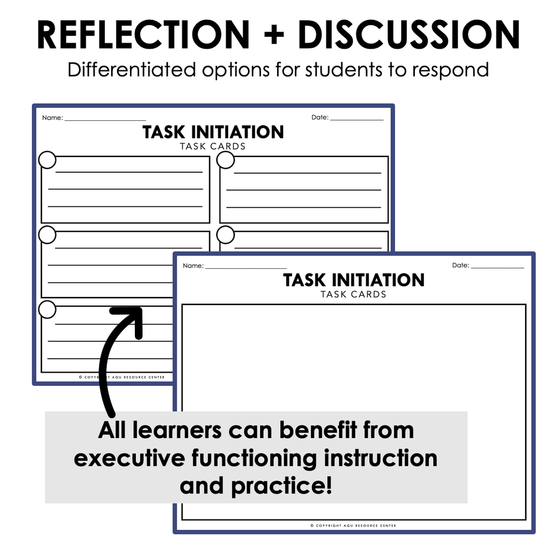 Task Initiation | Executive Functioning Skills Task Cards — Autism Grown Up