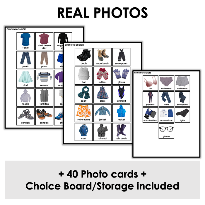 Getting Dressed Visual Chart — Autism Grown Up