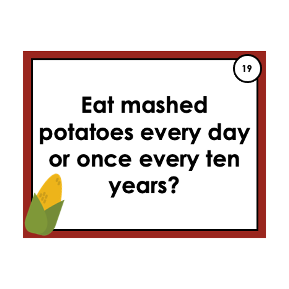 Thanksgiving WOULD YOU RATHER | Icebreakers | Social Task Cards | Prin ...