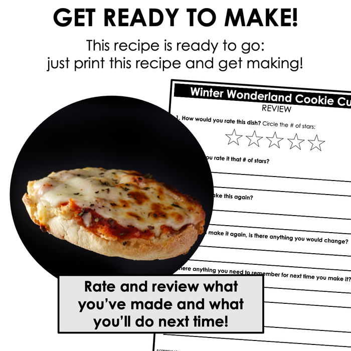 English Muffin Pizza Visual Recipe
