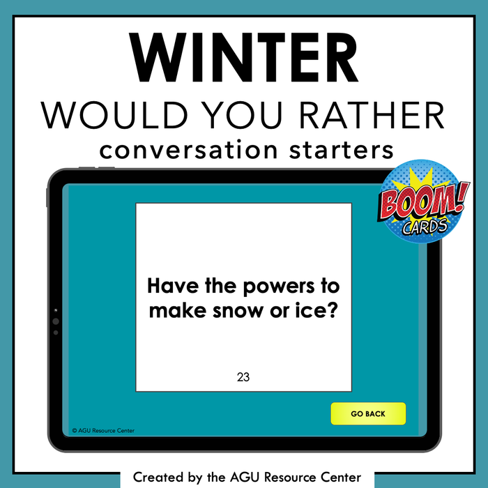 Winter WOULD YOU RATHER | BOOM CARDS