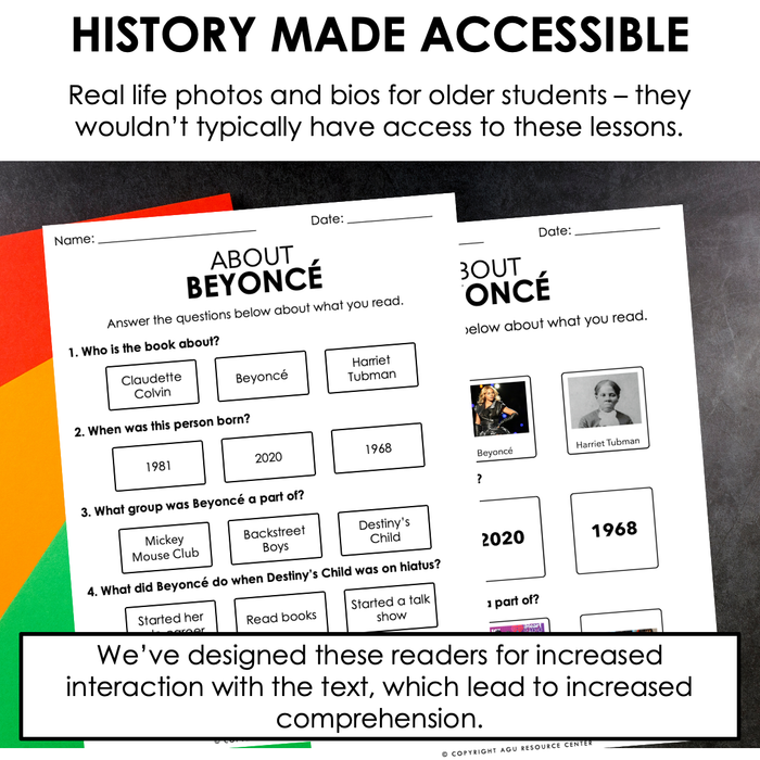Beyoncé | Women's History Month | Adapted Book