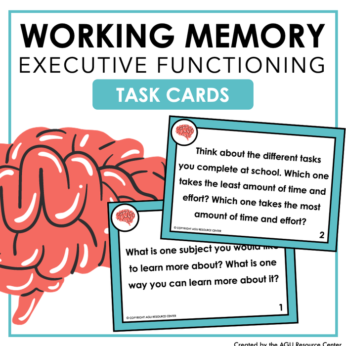 Working Memory | Executive Functioning Skills Task Cards