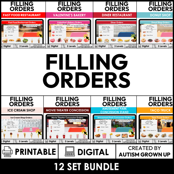 Fill Order Filling Orders Bundle — Autism Grown Up